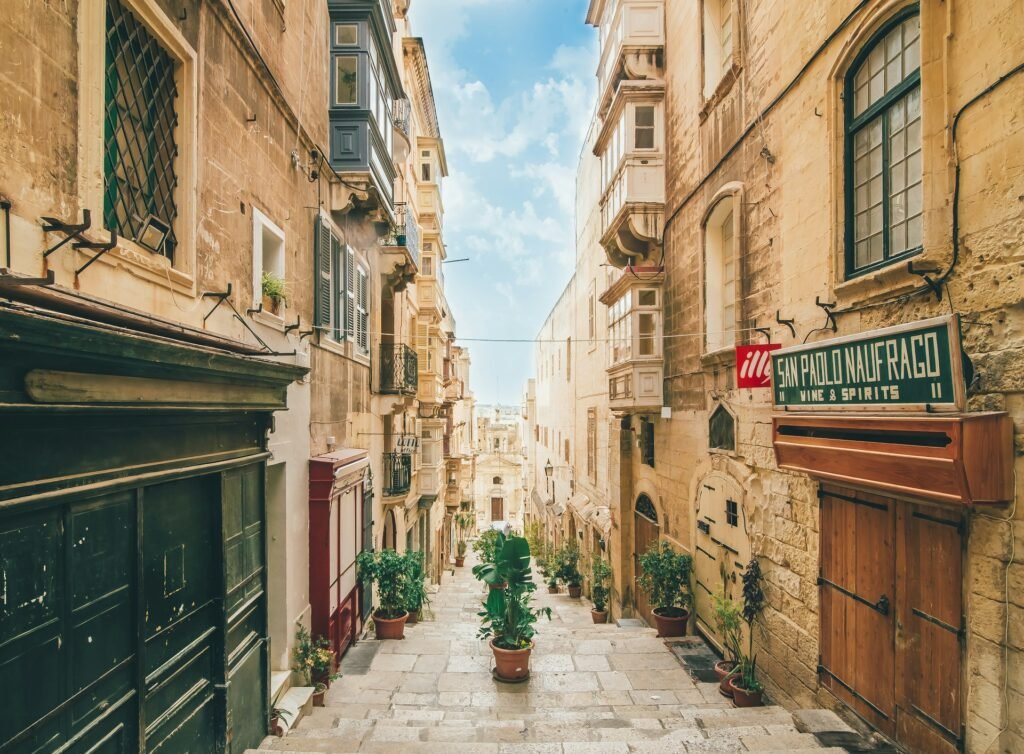 Valletta historic streets Malta cultural heritage