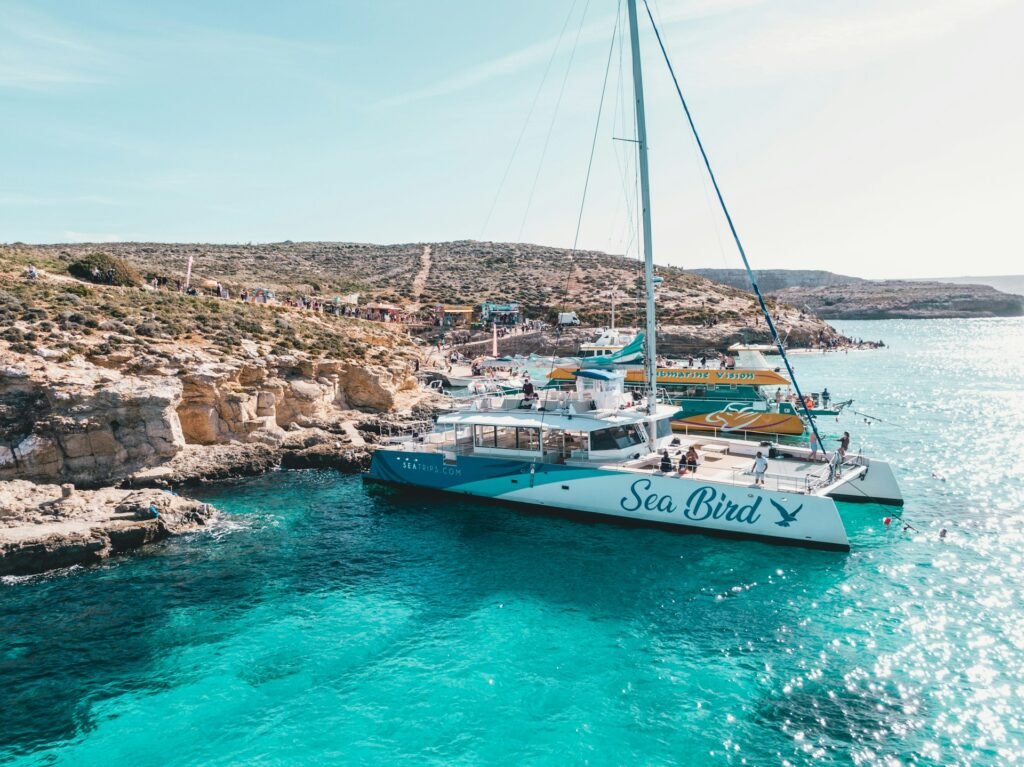 Blue Lagoon catamaran sailing tour Malta