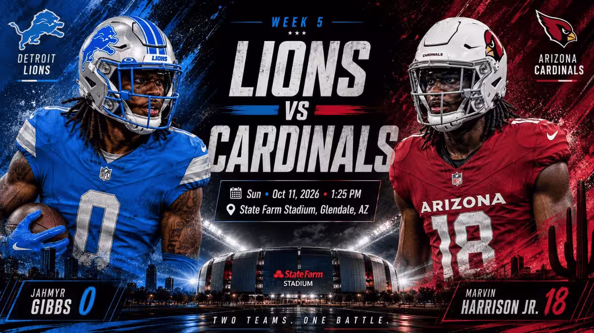 Arizona Cardinals vs Detroit Lions NFL tickets at State Farm Stadium
