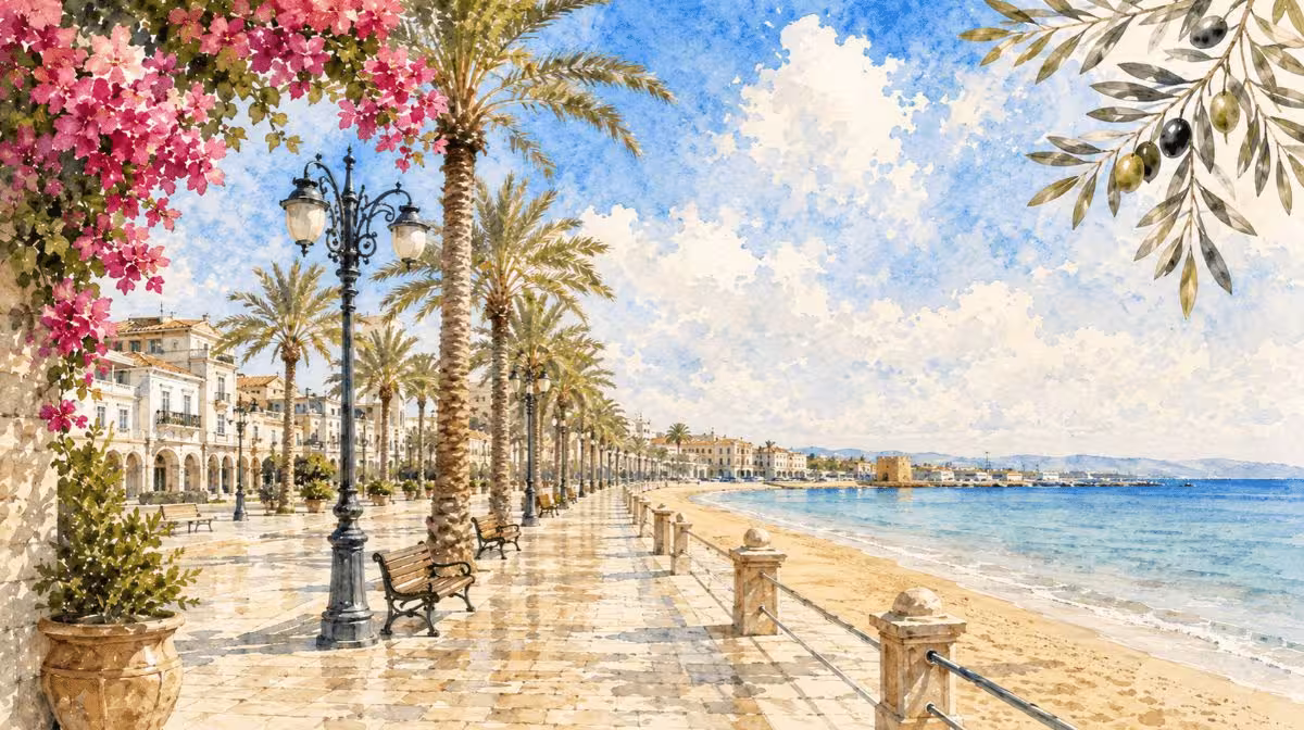 Finikoudes promenade, Larnaca