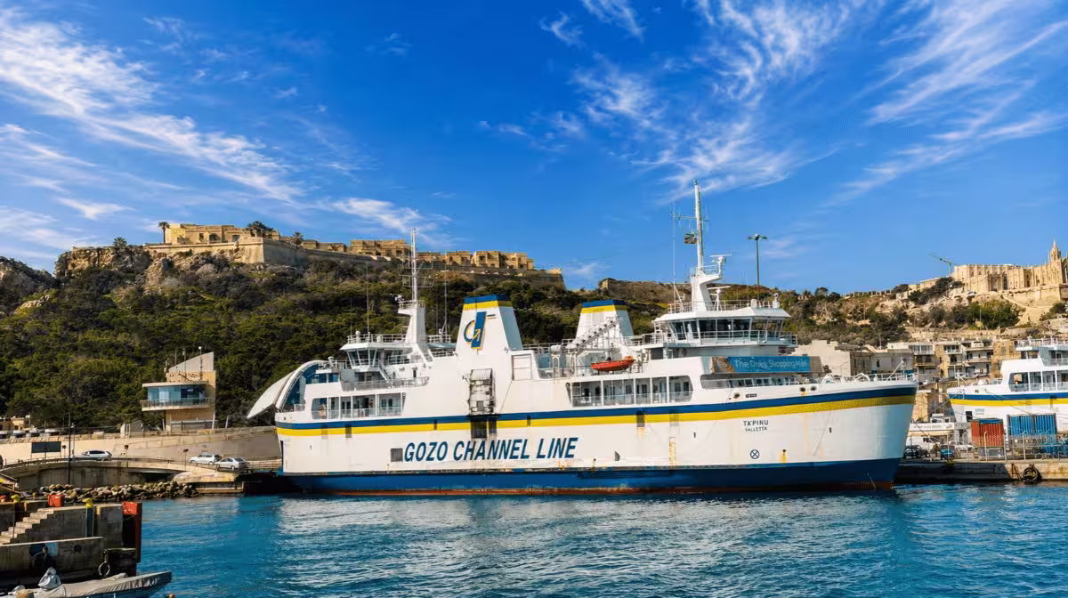Gozo Channel ferry crossing to Mgarr Harbour