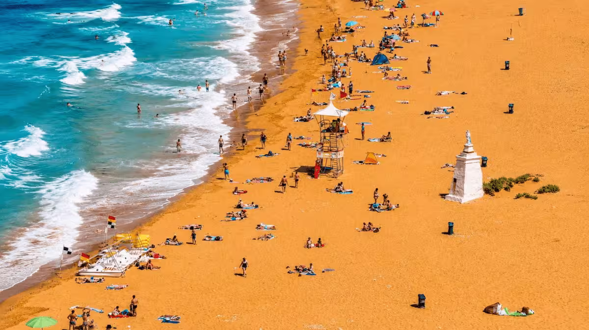 Ramla Bay's red sand beach in Gozo
