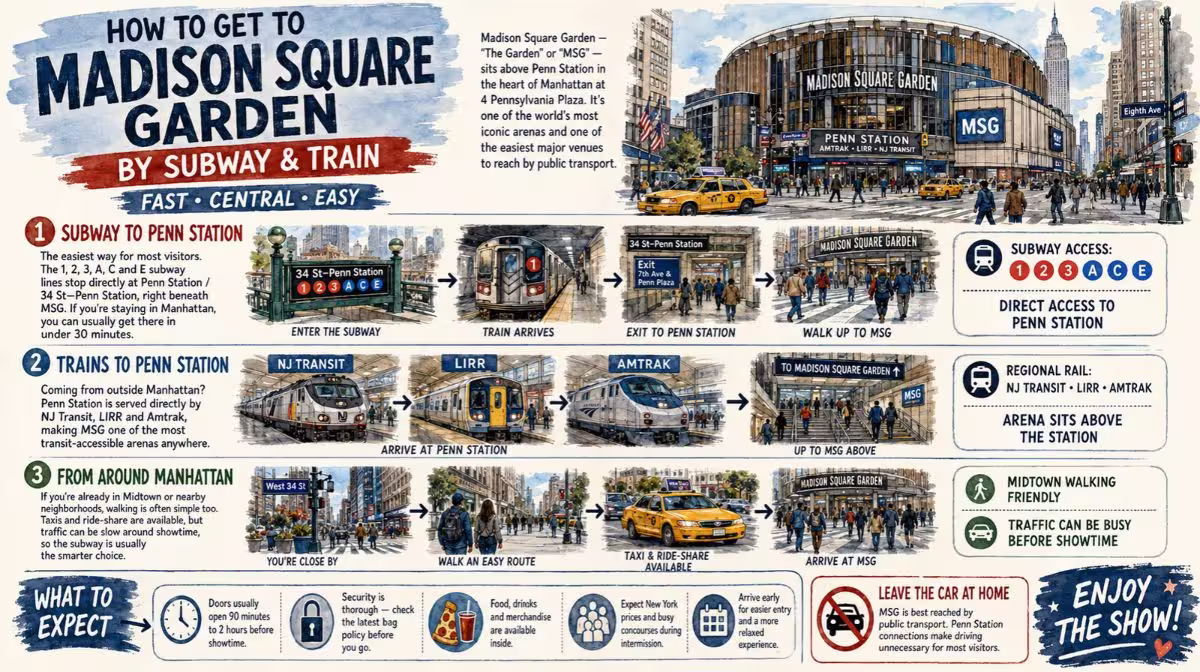 How to get to Madison Square Garden New York