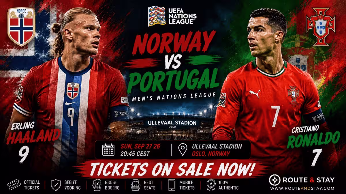 Norway vs Portugal Nations League tickets at Ullevaal Stadion, Oslo