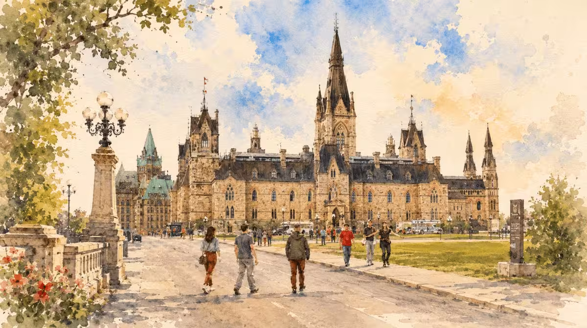 Parliament Hill and Centretown Ottawa