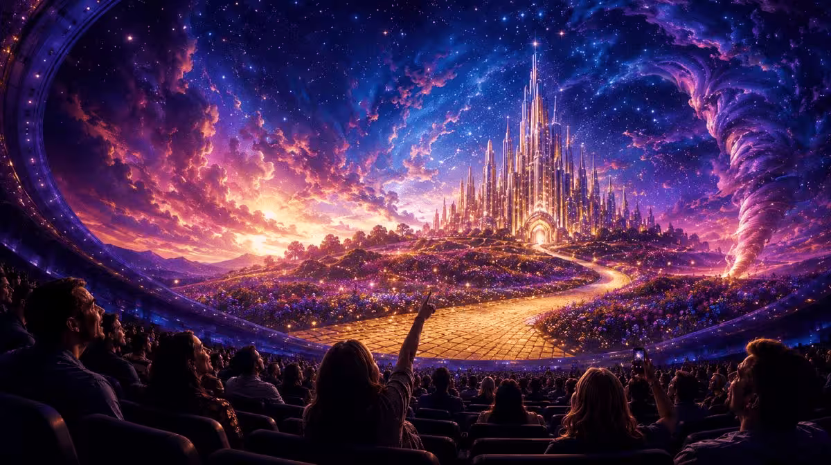 The Wizard of Oz immersive experience inside Sphere Las Vegas
