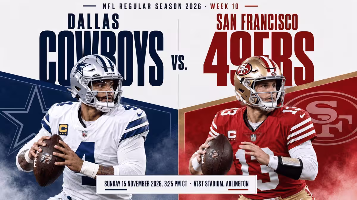 Dallas Cowboys vs San Francisco 49ers game guide and tickets