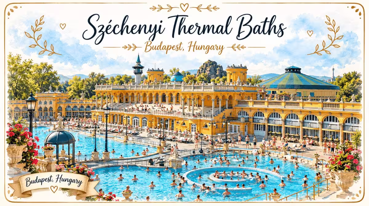 Széchenyi Thermal Baths in Budapest