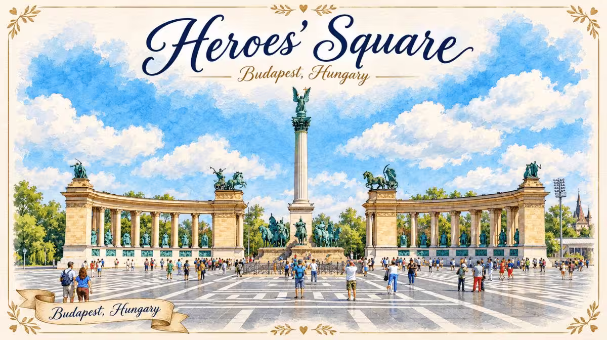 Heroes' Square in Budapest