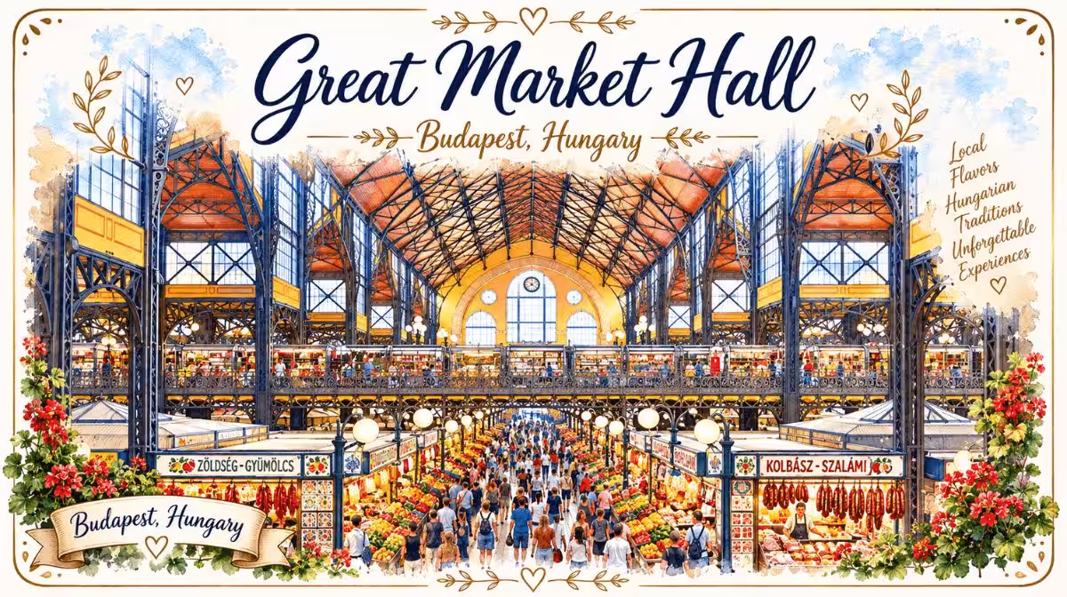 Great Market Hall in Budapest