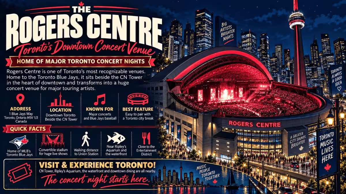 Rogers Centre information image for Zach Bryan Toronto concerts