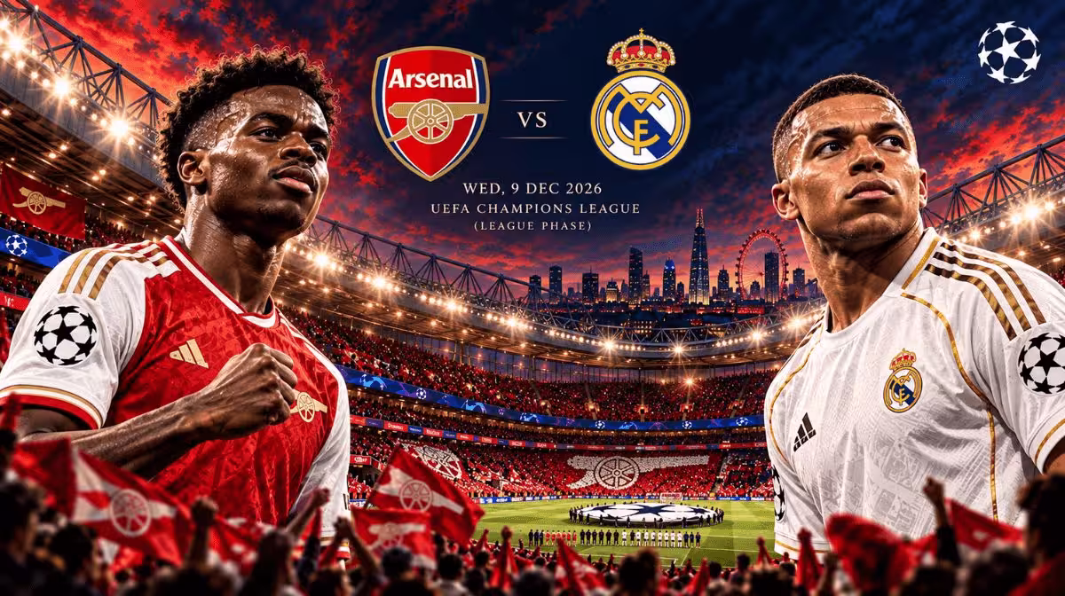 Arsenal vs Real Madrid tickets — Champions League at the Emirates