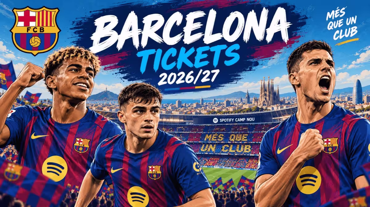 Barcelona tickets for every home fixture at Spotify Camp Nou