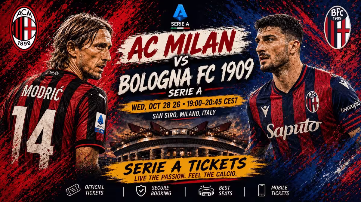 AC Milan vs Bologna FC 1909 Serie A tickets at San Siro
