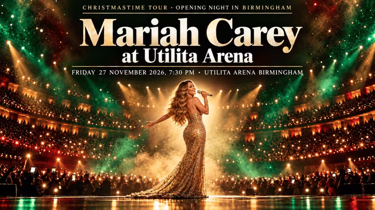 Mariah Carey — ChristmasTime Tour at Utilita Arena Birmingham — Friday 27 November 2026, 7:30 PM