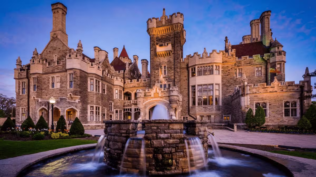 Casa Loma castle towers in Toronto