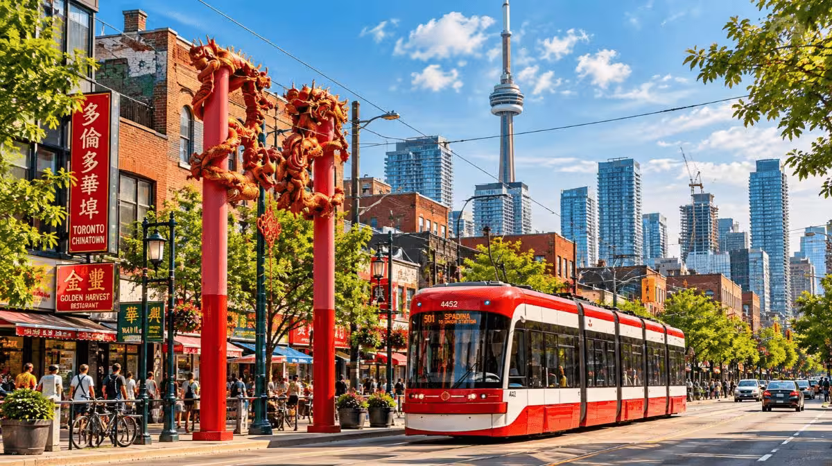 Spadina Avenue in Toronto's Chinatown