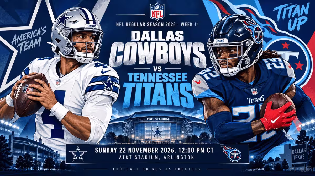 Dallas Cowboys vs Tennessee Titans game guide and tickets