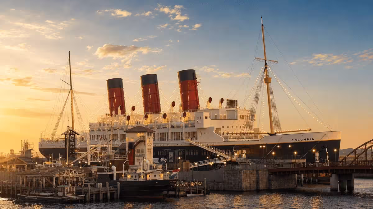 The S.S. Columbia at Tokyo DisneySea's American Waterfront