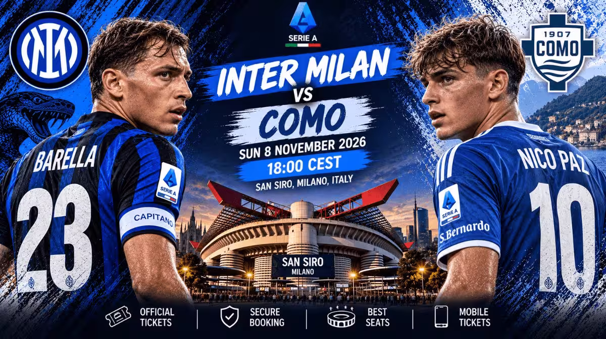 Inter Milan vs Como 1907 Serie A tickets at San Siro