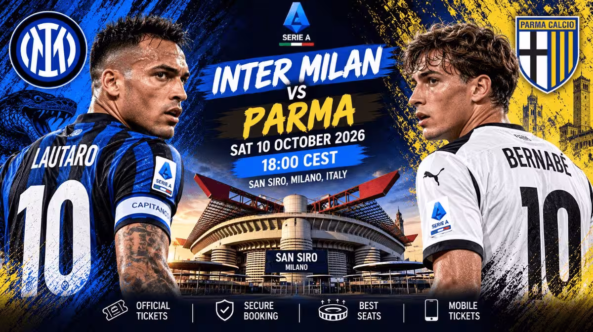 Inter Milan vs Parma Serie A tickets at San Siro