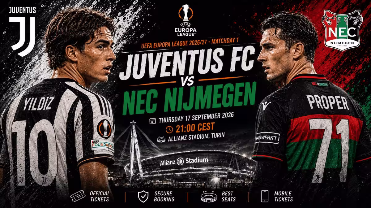 Juventus vs NEC Nijmegen UEFA Europa League tickets at the Allianz Stadium