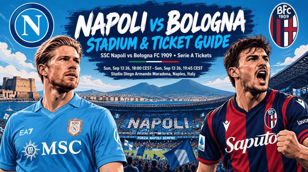 SSC Napoli vs Bologna FC 1909 Serie A tickets at the Stadio Diego Armando Maradona
