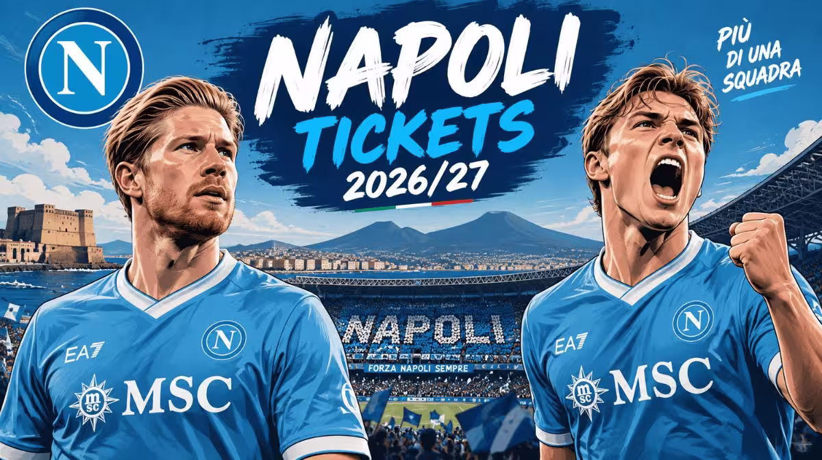 SSC Napoli tickets for every remaining home fixture at the Stadio Diego Armando Maradona