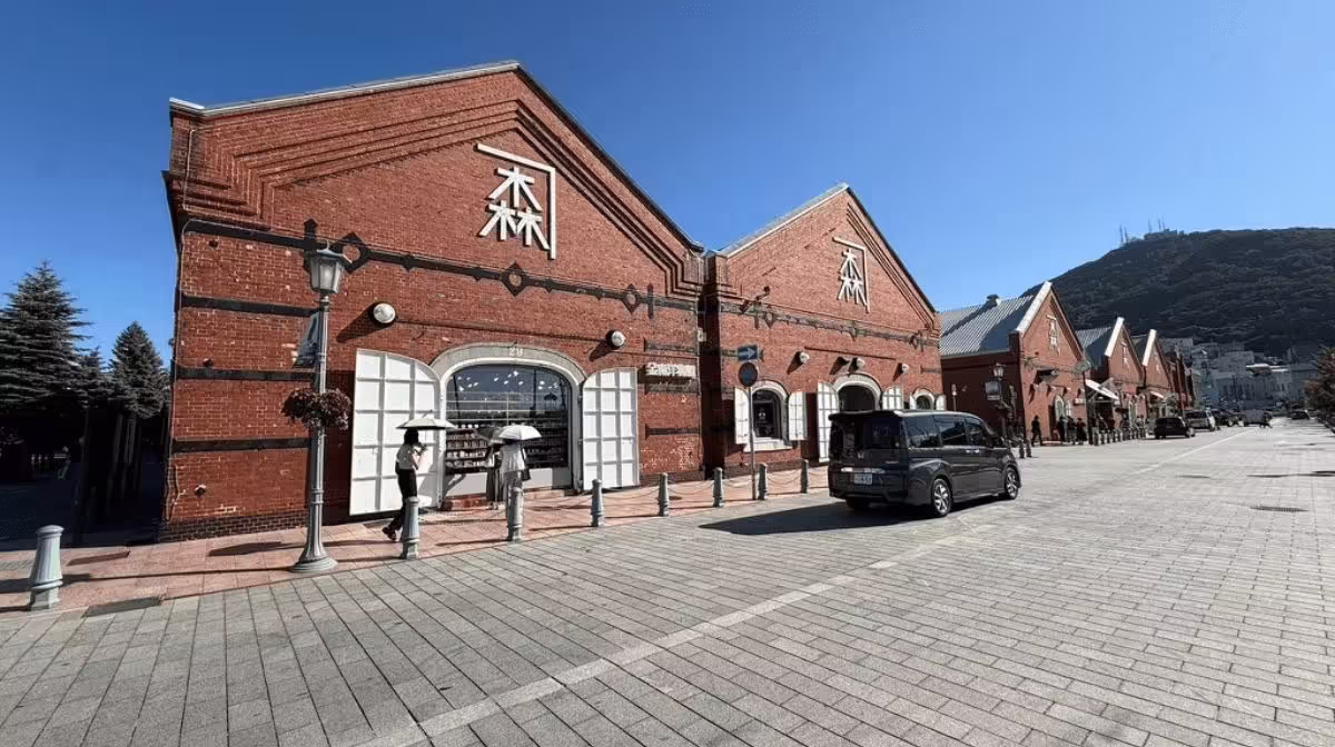 Kanemori Red Brick Warehouses on Hakodate's waterfront