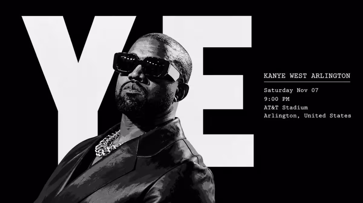 Kanye West Ye Live Concert Tour AT&T Stadium Arlington Texas guide and tickets