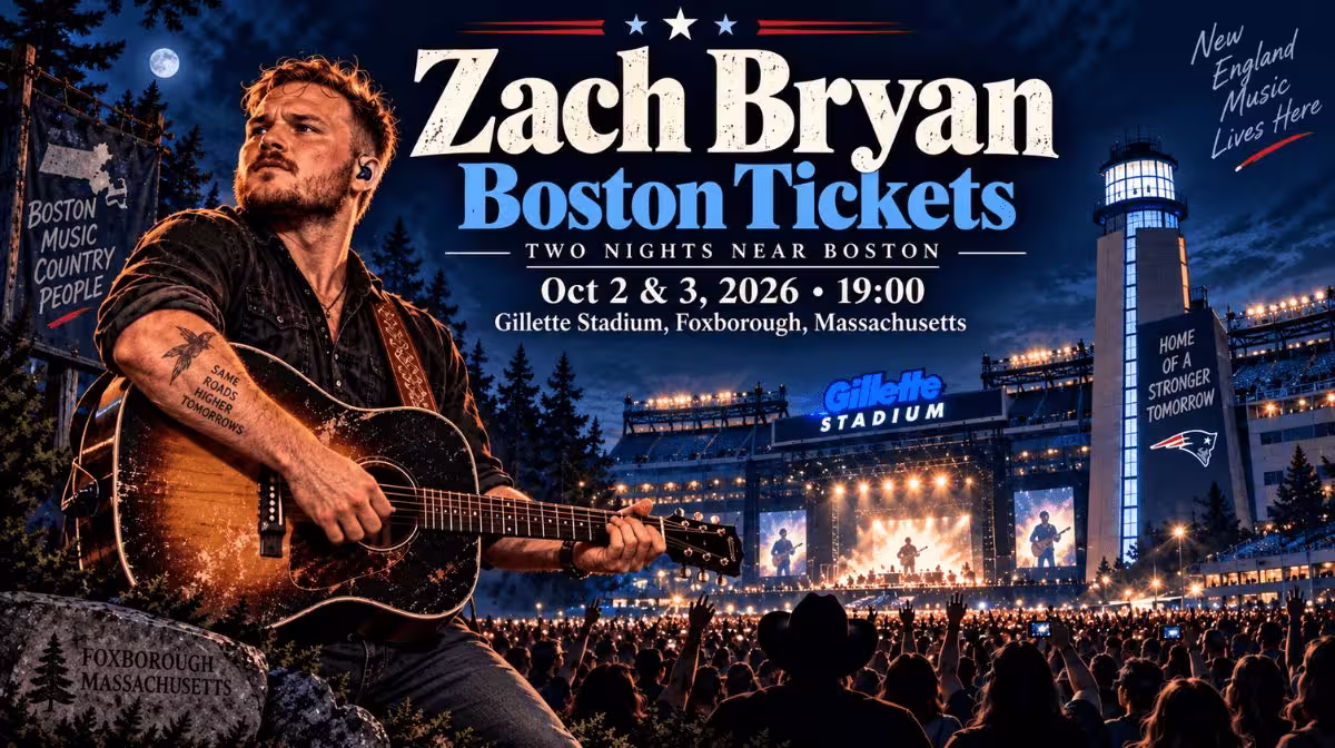 Zach Bryan Boston Gillette Stadium concerts