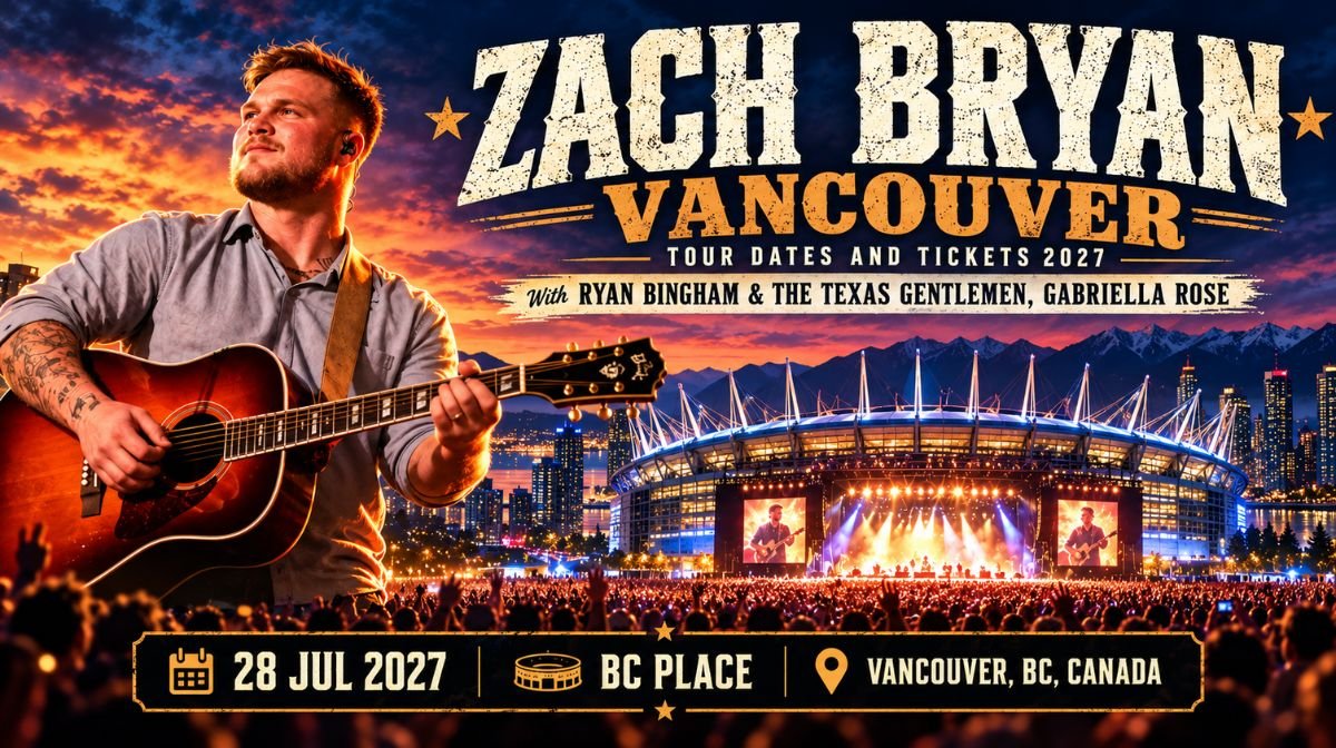 Zach Bryan Young Manhood and Other Donatable Organs Tour BC Place Vancouver concerts