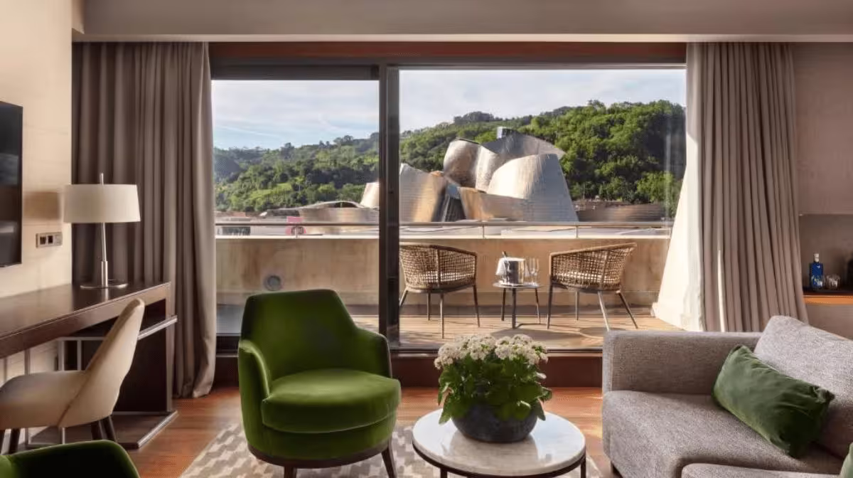 The Artist Grand Hotel of Art, Bilbao, opposite the Guggenheim