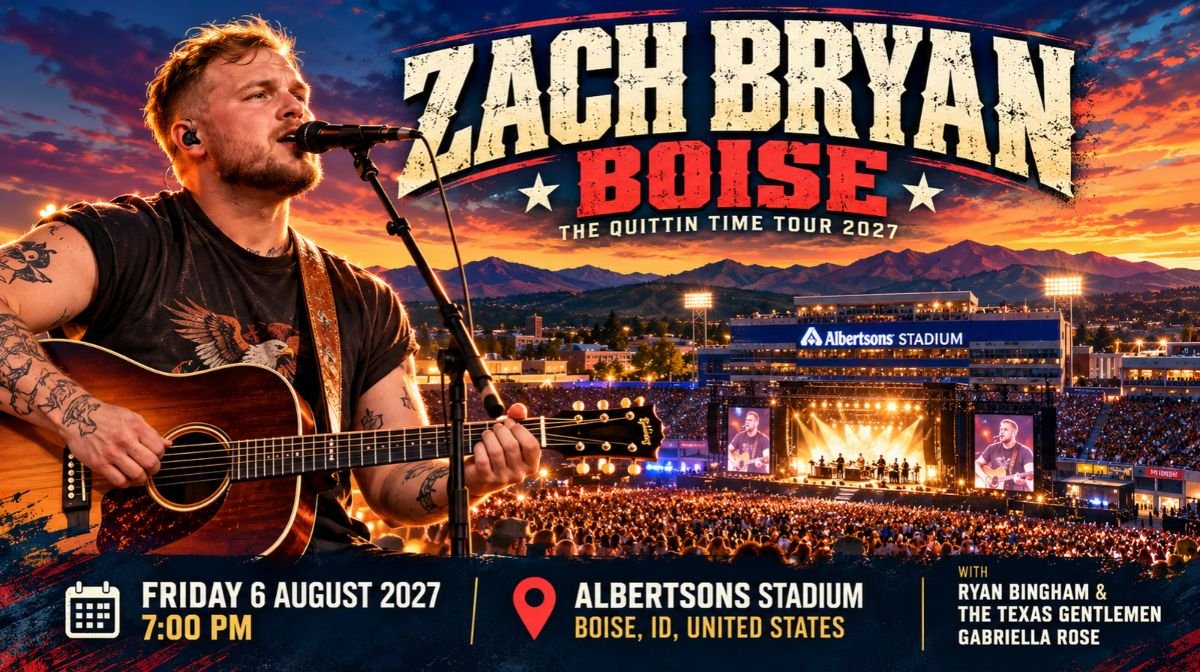 Zach Bryan Young Manhood and Other Donatable Organs Tour Albertsons Stadium Boise concerts