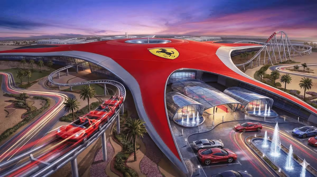 Ferrari World Abu Dhabi on Yas Island