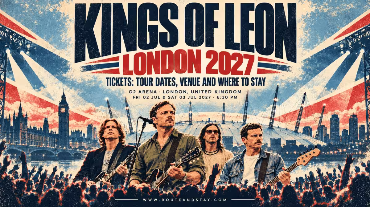 Kings of Leon at The O2 London on 2 and 3 July 2027