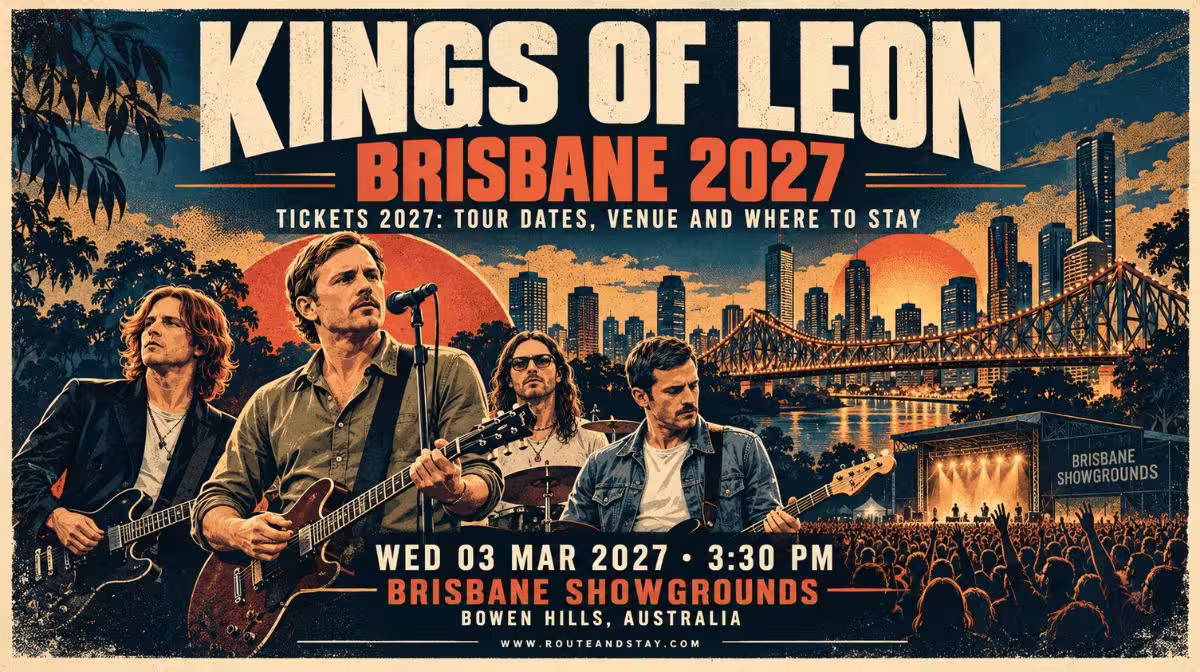 Kings of Leon at the Brisbane Showgrounds on 3 March 2027
