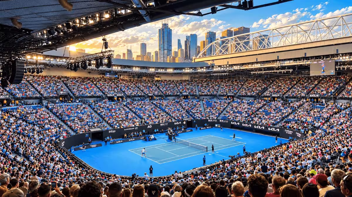 Rod Laver Arena at Melbourne Park during the Australian Open 2027