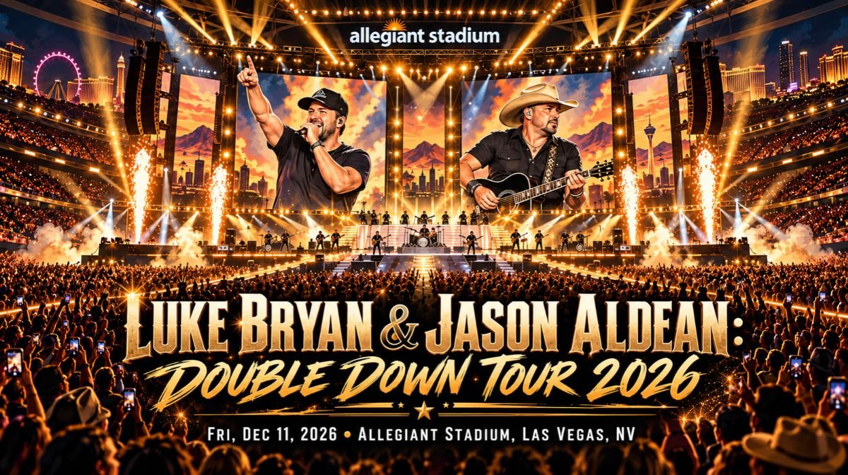 Luke Bryan and Jason Aldean Double Down Tour Allegiant Stadium Las Vegas concert