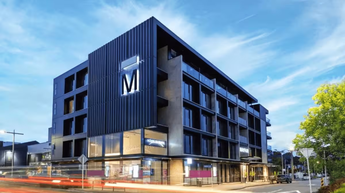 The Mayfair hotel in Christchurch