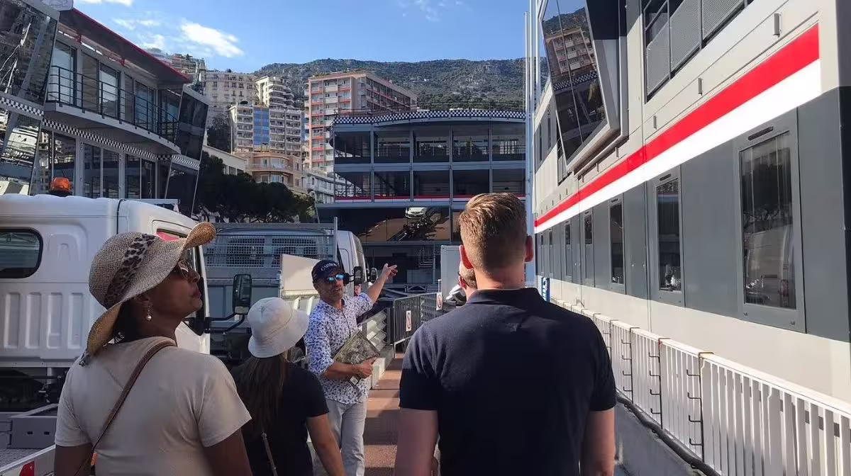 Monaco Formula 1 walking tour of the street circuit