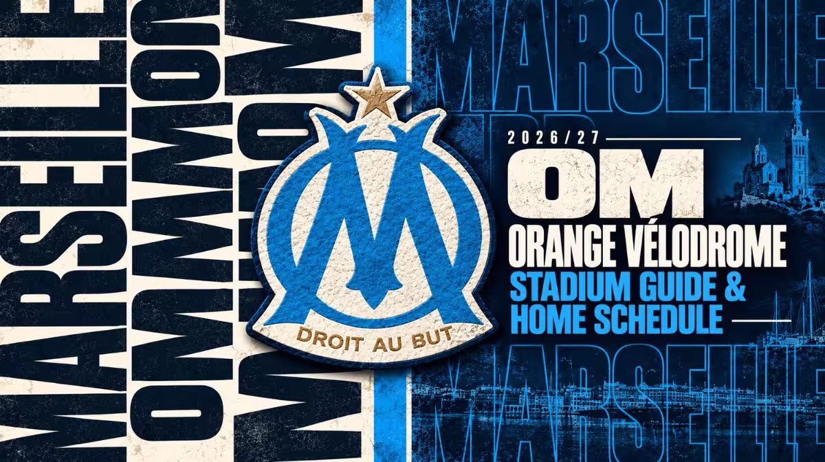 Olympique de Marseille tickets for every home fixture at the Stade Vélodrome