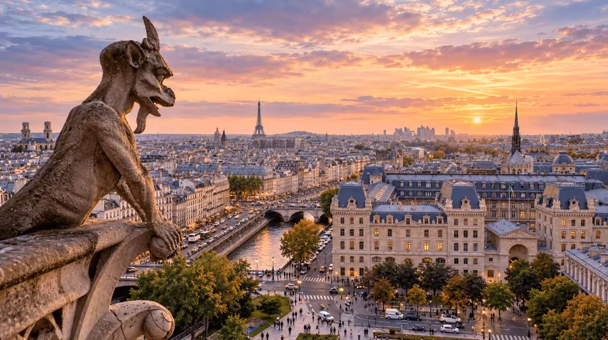 Eiffel Tower and Paris skyline, Paris travel guide