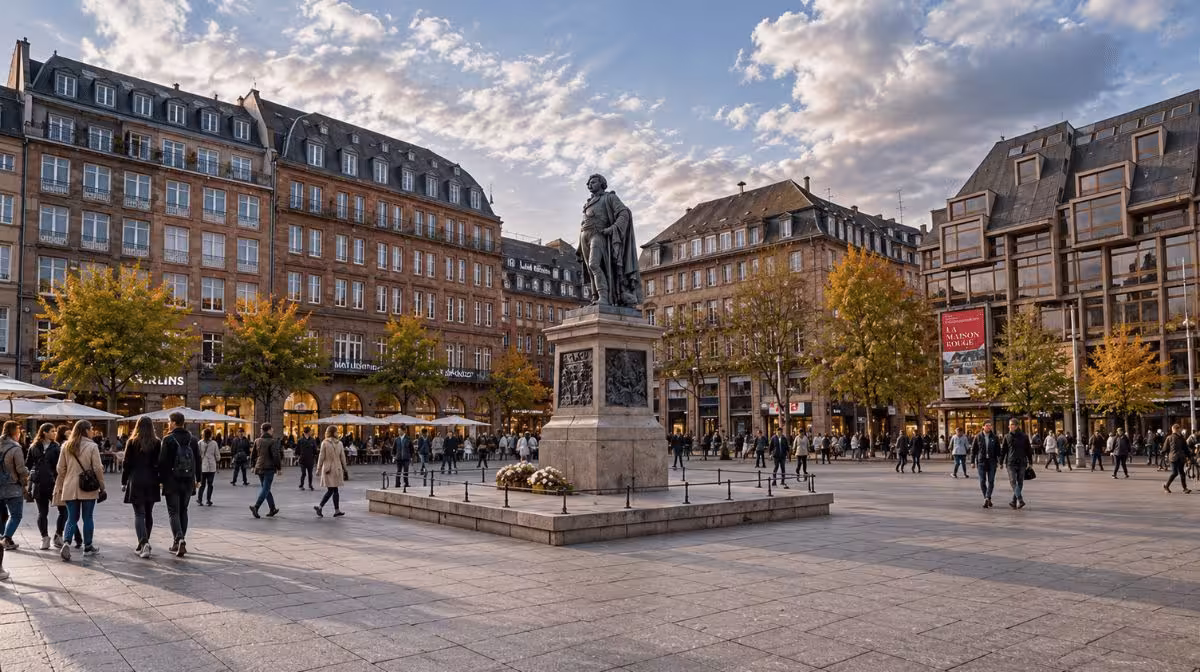 Place Kléber and the old town squares of Strasbourg