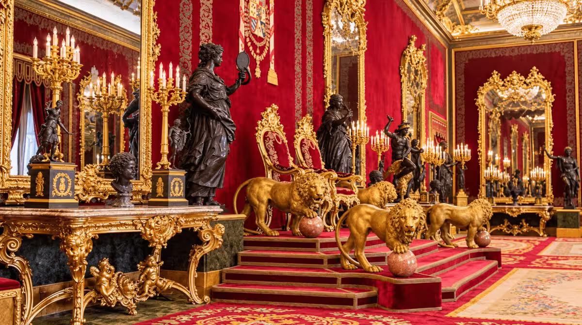 The Throne Room of the Royal Palace of Madrid