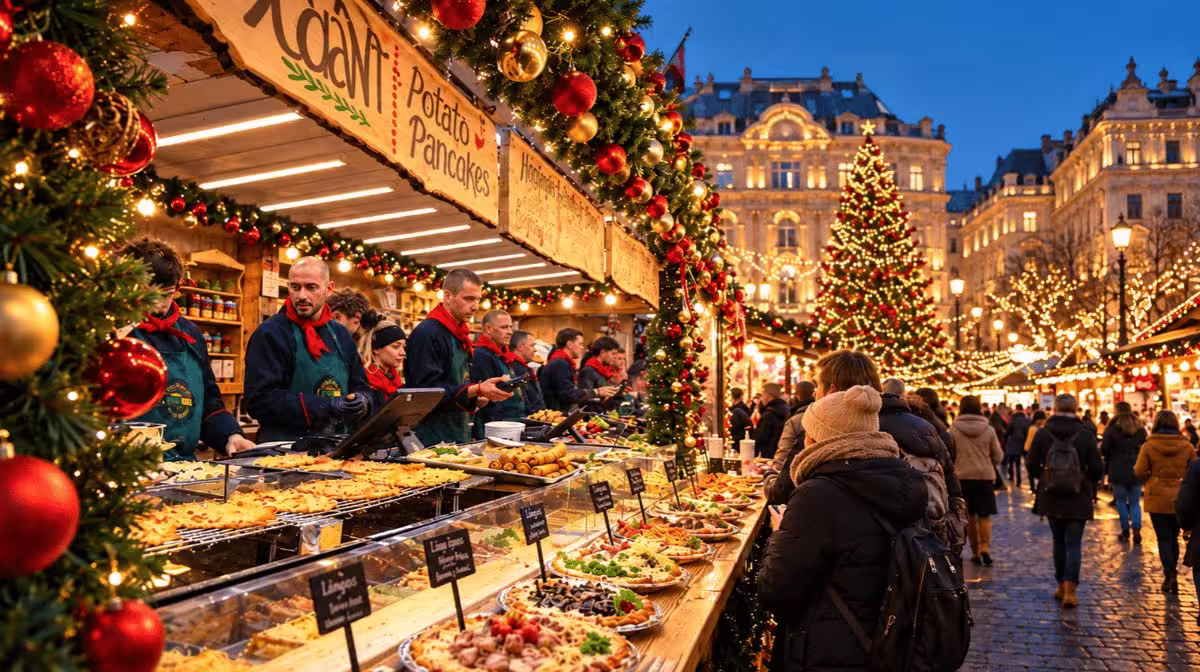 Vörösmarty tér Christmas market, Budapest