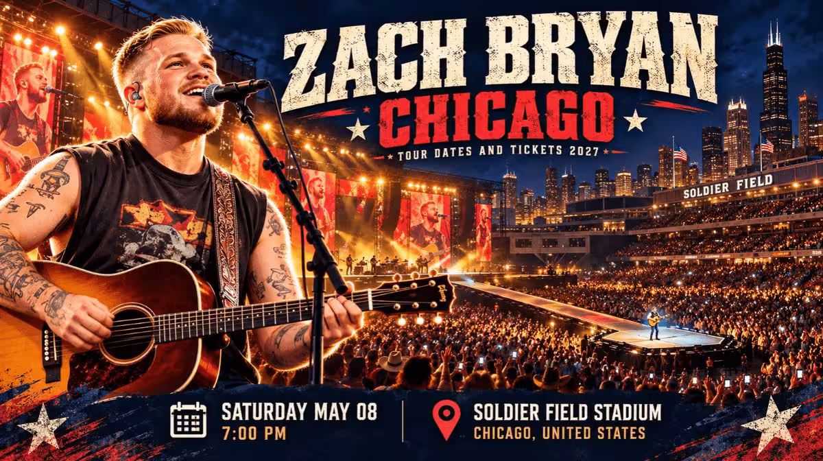 Zach Bryan Young Manhood and Other Donatable Organs Tour Soldier Field Chicago concert